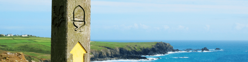 Sign on the South West Coast Path