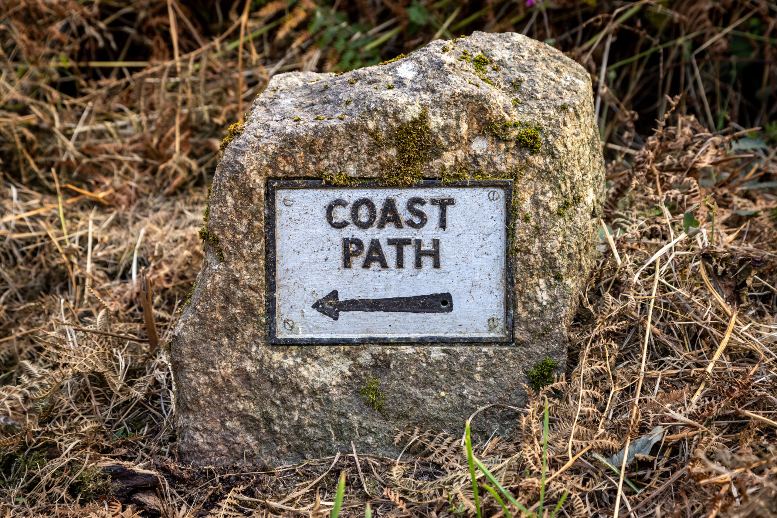 Quirky old fashioned coastal sign