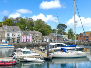 The pretty fishing village of Padstow in Cornwall on the South West Coast Path