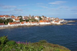 Pittenweem, fishing village on the Fife Coast Path Scotland